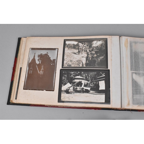 168 - A WWI Photograph Album Containing Photographs of KSLI Troops in Burma and Hong Kong together with a ... 