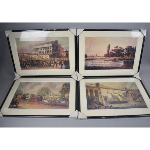 260 - A Selection of Five Modern Framed 19th Century Subjects, Each 52x38cms