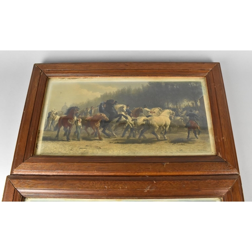 329 - Two Oak Framed Late 19th Century Coloured Engravings, Both After Rosa Bonheur and Published by Pilge... 