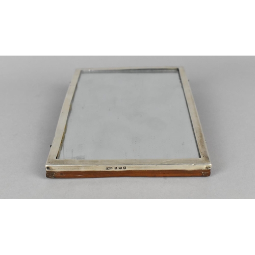 452 - A Silver Framed Easel Backed Mirror by THH, Birmingham 1920, 11.5cms by 17cms Tall