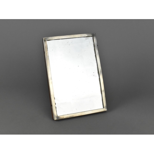 452 - A Silver Framed Easel Backed Mirror by THH, Birmingham 1920, 11.5cms by 17cms Tall