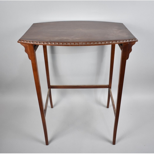 99 - A Mid 20th Century Mahogany Occasional Table with Gadrooned Rim to Border, 53cms Wide