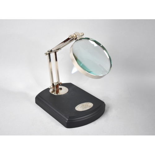 119 - A Reproduction Desktop Magnifying Stand as was Made by Kelvin and Hughes. London 1917