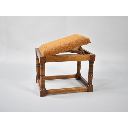 248 - A Mid/Late 20th Century Rectangular Upholstered Stool, 41cms Wide