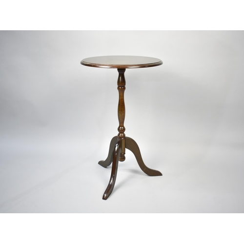 253 - A Modern Circular Topped Tripod Wine Table, 35cms Diameter