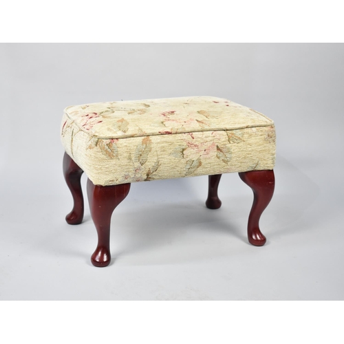 254 - A Modern Upholstered Rectangular Stool, 50cms by 33cms