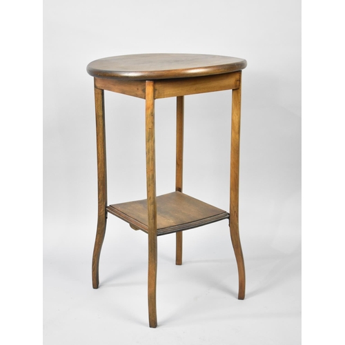 279 - A Mid 20th Century Circular Topped Occasional Table, 43cms Diameter