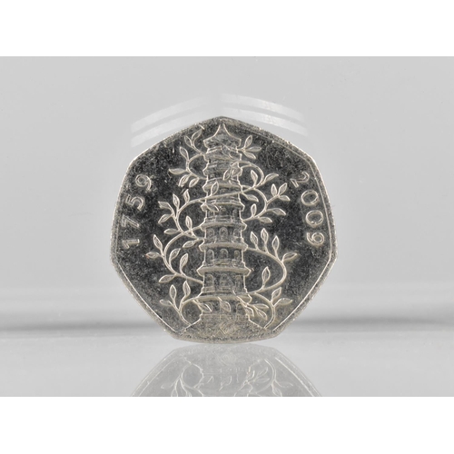 292 - A Fifty Pence Coin, Kew Gardens 1759-2006, Limited Mintage of Only 210,000 Struck by The Royal Mint