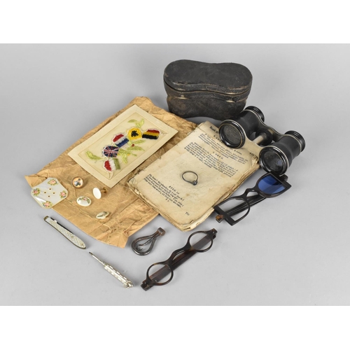 296 - A Collection of Various 18th, 19th Century and Early 20th Century Items to Comprise Cased Pair of Op... 