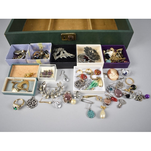 311 - A Fitted Jewellery Box with Contents