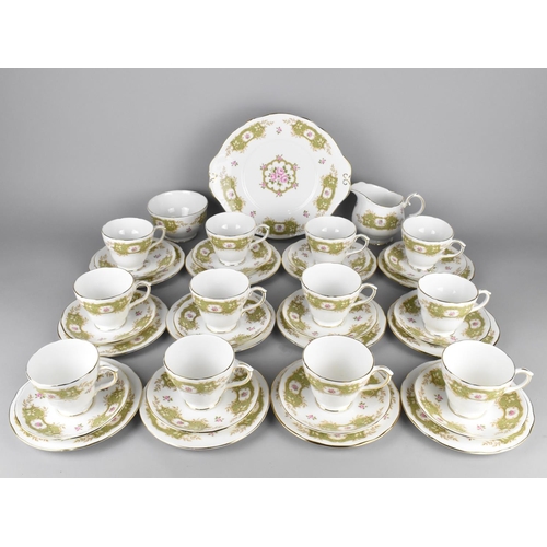 323 - A Duchess Granville Tea Set to Comprise Twelve Cups, Twelve Saucers, Twelve Side Plates, Milk Jug, C... 