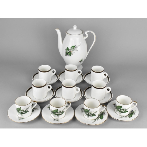 339 - A Wedgwood Coffee Set to Comprise Six Cups and Six Saucers Together with an Aynsley Example to Compr... 