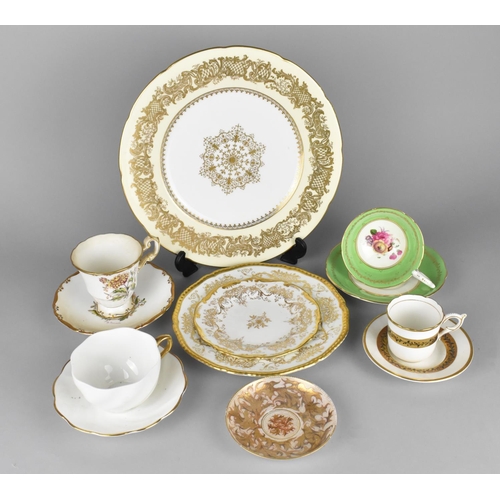 352 - A Collection of Various English Ceramics to Comprise Coalport Cabinet Cup and Saucer Having Had Pain... 