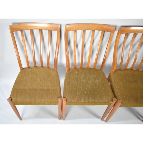 579 - A Set of Four 1970s Dining Chairs