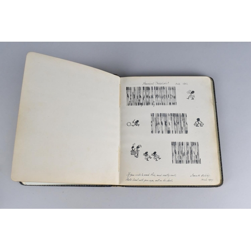 65 - A 1917 Autograph Book Containing Poems , Drawings and Watercolours