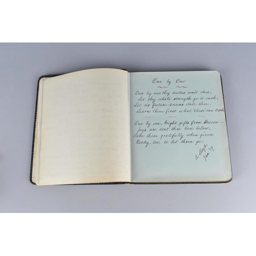 65 - A 1917 Autograph Book Containing Poems , Drawings and Watercolours