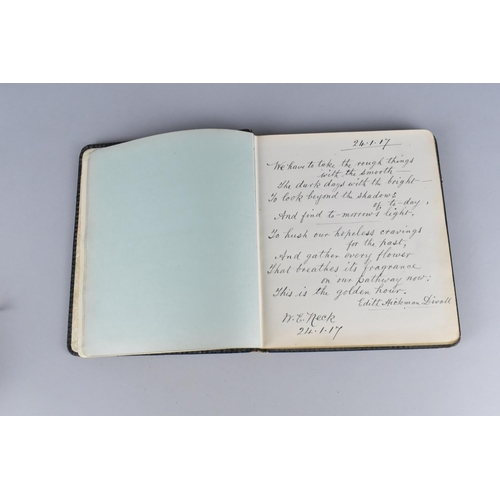 65 - A 1917 Autograph Book Containing Poems , Drawings and Watercolours