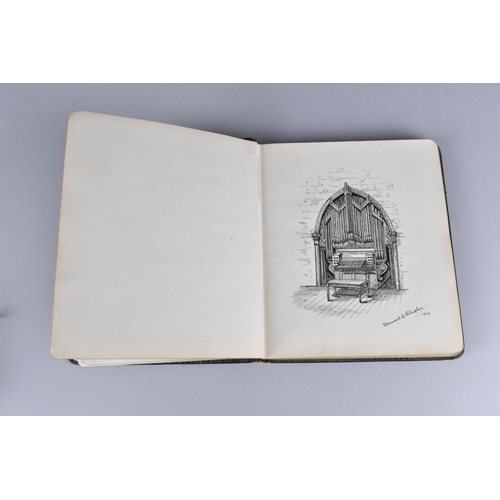 65 - A 1917 Autograph Book Containing Poems , Drawings and Watercolours