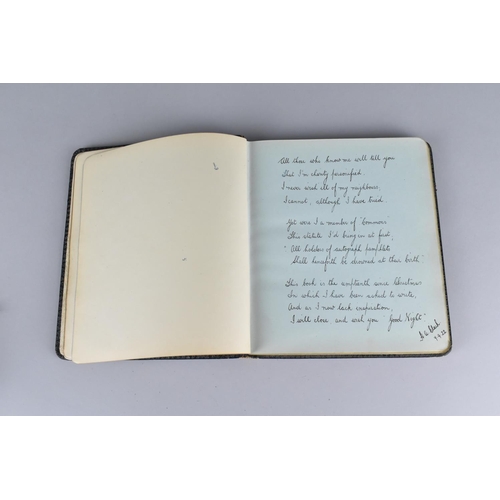 65 - A 1917 Autograph Book Containing Poems , Drawings and Watercolours