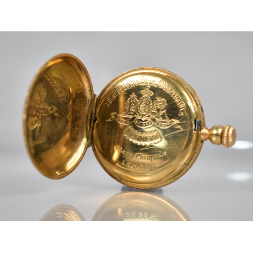 203 - An 18ct Gold Pocket Watch by Bennett (Makers to The Royal Observatory), Gold Engraved Dial Decorated... 