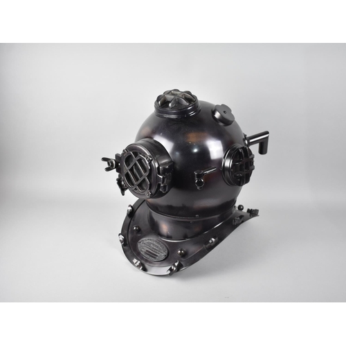 127 - A Reproduction Full Size Replica of a United States Navy Diving Helmet Mk V