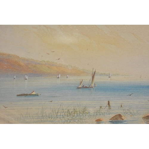 130 - A Gilt Framed Watercolour by Aubrey Ramus (1895-1950) Colonial River Scene