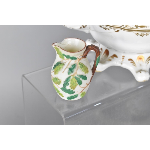 343 - A Collection of Various 19th Century Ceramics to Comprise Porcelain Teapot with Gilt Detail Decorati... 