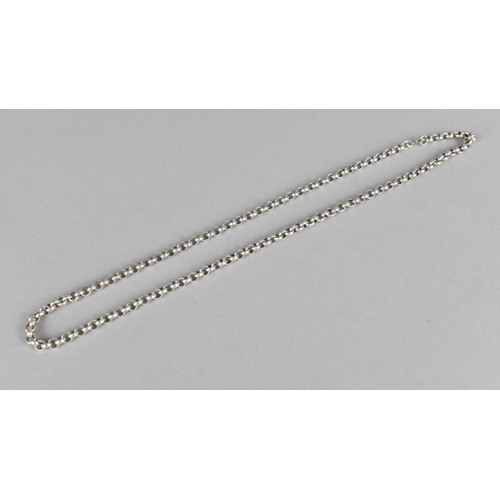 499 - A Silver Belcher Neck Chain, 46cm Long and 21gm