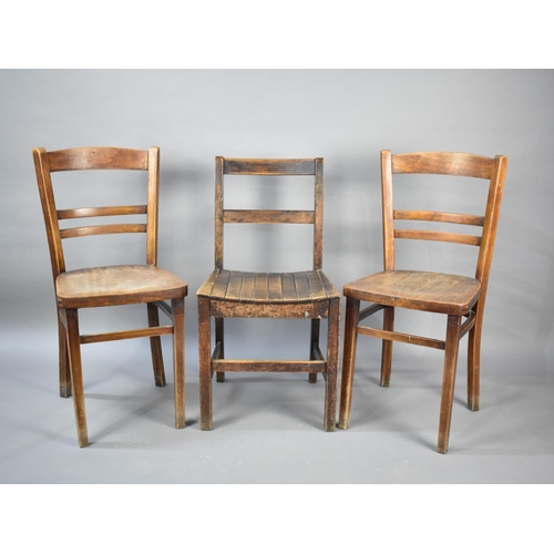 583 - A Collection of Three Side Chairs