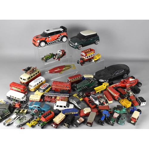 445 - A Large Collection of Loose Diecast and Other Model Vehicle etc to Include Corgi 