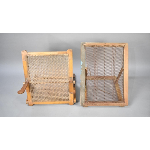 461 - Two Vintage Adjustable Bed Backrests