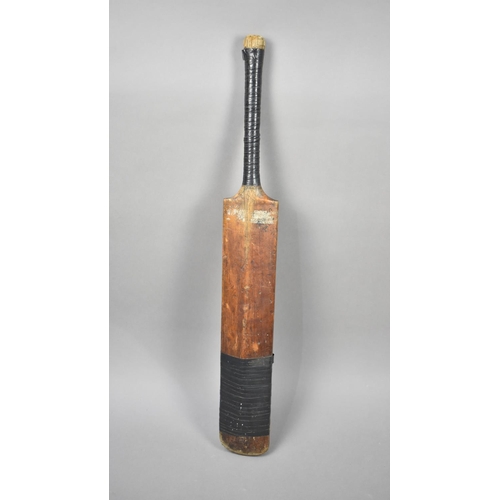 492 - A Vintage Don Bradman Size 6 Cricket Bat