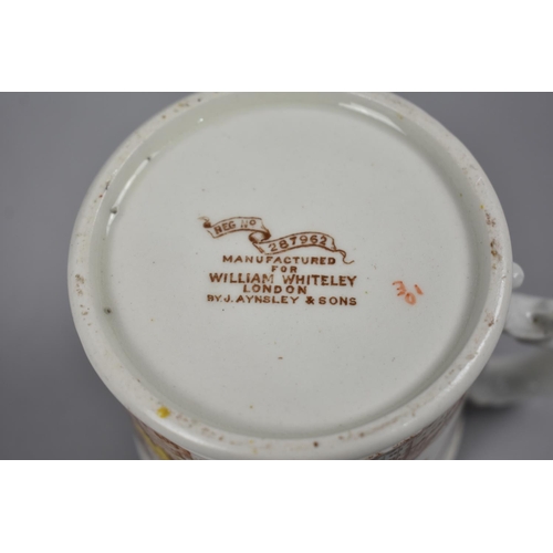 53 - An Aynsley Transfer Printed Commemorative Mug for Victoria Diamond Jubilee Mug, 8cms High