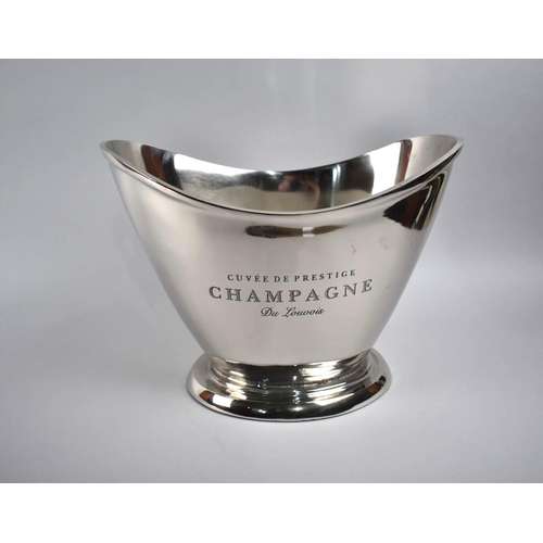 147 - A Modern Silver Plated Two Handled Champagne Cooler, For 