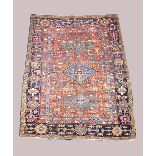 514 - A C.1910 Persian Karaja Rug, 180x143cms