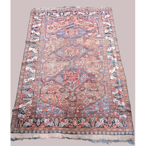 529 - A c.1890 Persian Handmade Khamseh, 272x173cms