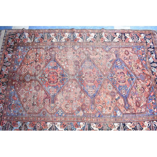 529 - A c.1890 Persian Handmade Khamseh, 272x173cms