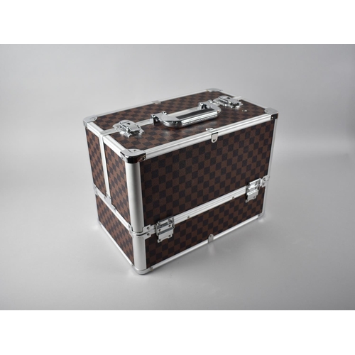 109 - A Modern Jewellery Case with Cantilevered Interior, 36cms Wide