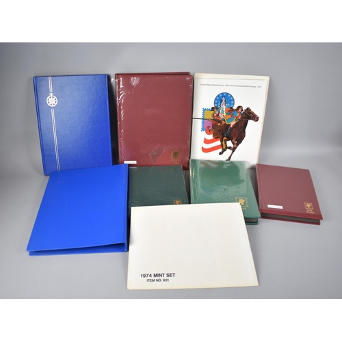 167 - A Collection of Various Stamp Albums, Stock Books, Commemorative Sets Etc