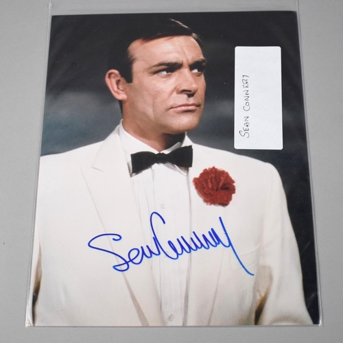 190 - An Autographed Photograph of Sean Connery in James Bond Costume