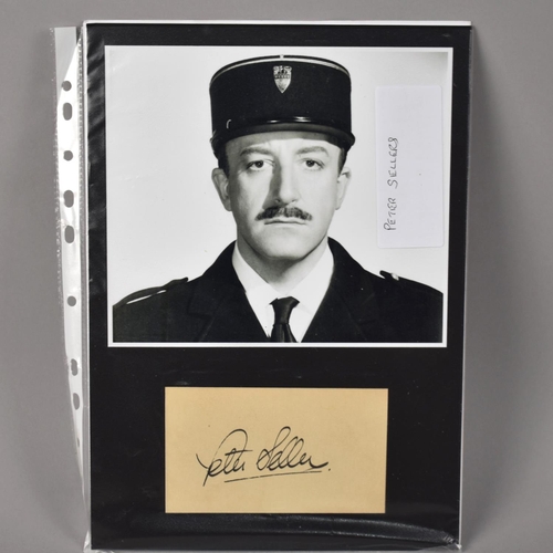 198 - A Black and White Photograph of Peter Sellers as French Policeman in Pink Panther, Together with Sig... 