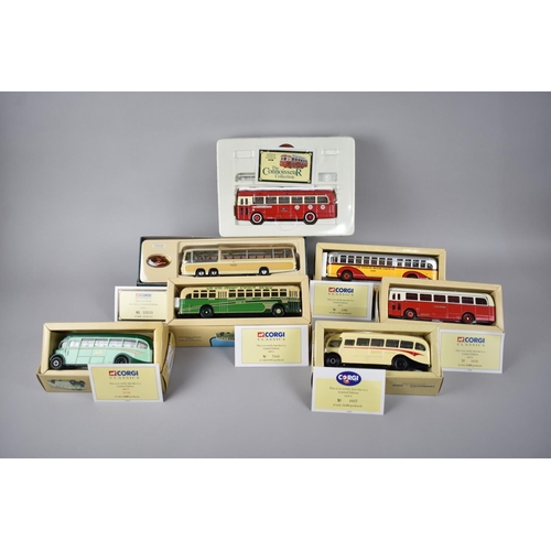 220 - A Collection of Seven Boxed Corgi Classic and Connoisseur Collection Models of Coaches