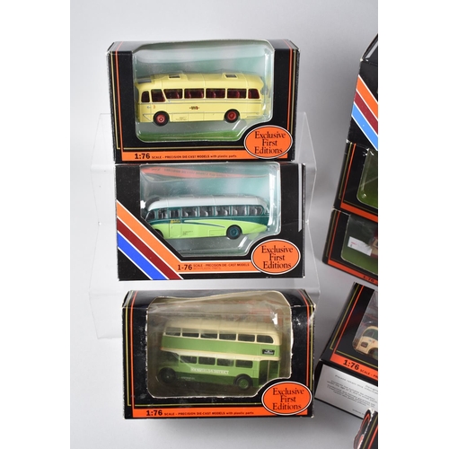 222 - A Collection of Ten Boxed Exclusive First Editions Diecast Buses