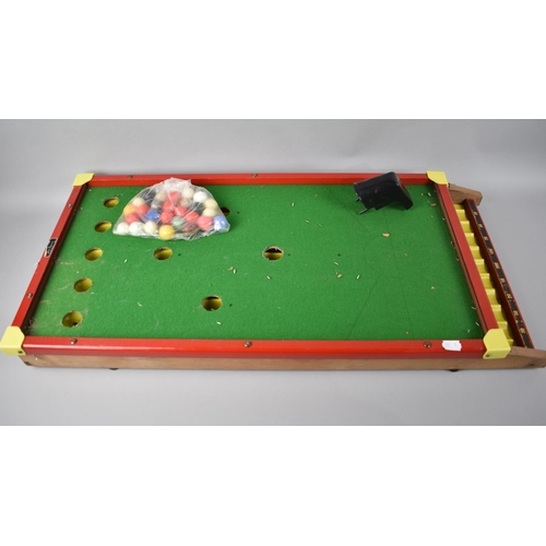 244 - A Vintage Jo Davis Toy Bar Billiard Table, 79cms Long