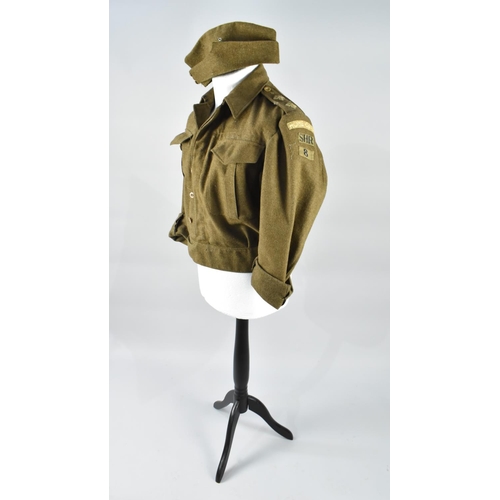 149 - A WWII Period Home Guard Jacket and Beret