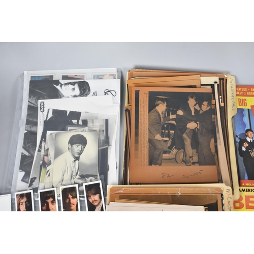 341 - A Collection of Various Beatles Ephemera to Comprise Chewing Gum Cards, Walrus Cards, Photographs, S... 