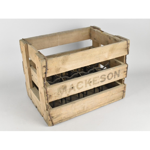 359 - A Vintage Wooden Bottle Crate for Mackeson, 38x29cm