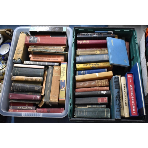 496 - Two Boxes of Various Vintage and Later Published Books