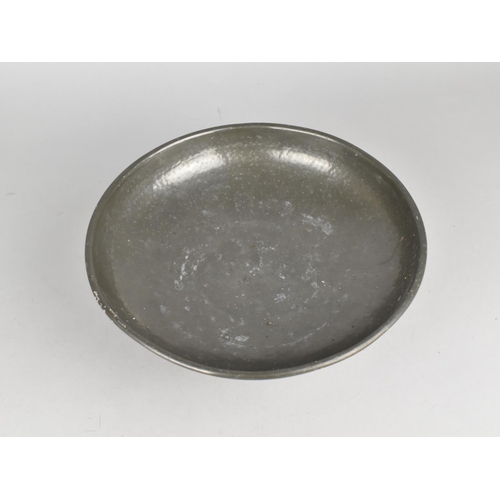 162 - A Tudric Pewter Hand Beaten and Footed Fruit Bowl, No 01275, 25cms Diameter