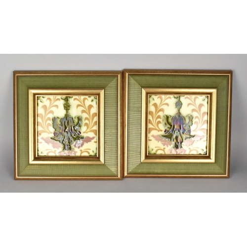 169 - A Pair of Framed 19th Century Minton 6